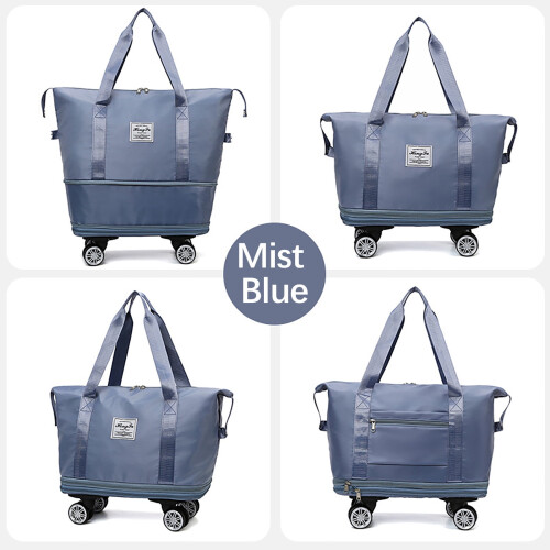 Sac de voyage pliable et imperméable à roulettes