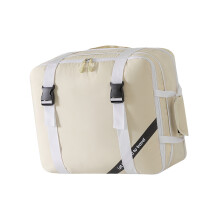 Robuuste stoffen opbergzakken met handgrepen voor-Beige M