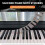 Bande guide-notes pour piano à 61 touches – Réutilisable et sans résidus 1