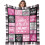 Couverture rose cadeau pour maman 50x60 pouces 1