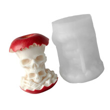Moule Unique en Silicone de conception de pommes de crâne