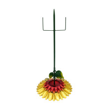 Decoratief oranje geometrisch vlindervogelbad voor verbetering