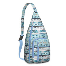 Sac à dos bandoulière fleuri pour femme - Imperméable et antivol