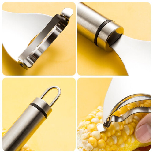 Stainless Steel Corn Peeler Set 2 Pieces 2