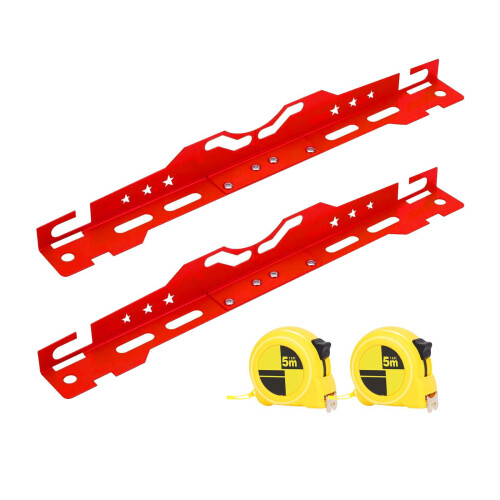 Wheel Alignment Tools with Measuring Tapes Stainless Steel 1