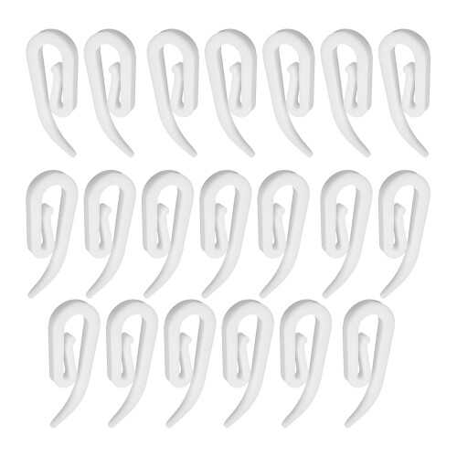 Multipurpose PVC Hook For Curtains Quick Setups Portable And