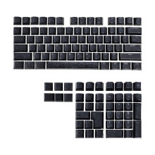 Langlebige PBT-Tastenkappen mit-117 Tasten schwarz