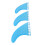 Fiberglass Honeycomb Surfboard Tail Fin 1