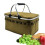 Insulated Cooler Bag Khaki Collapsible 1 Pack 1