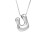Bubble Letter Necklace Silver Gold Initial Pendant 1