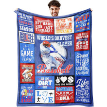 Football Blanket 60x50 inches for Boys Men Fans