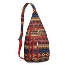 Dames schoudertas met boho-bloemenprint - Lichtgewicht en waterdicht