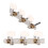 Chrome Guitar Tuning Pegs 3x3 17