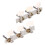 Chrome Guitar Tuning Pegs 3x3 21