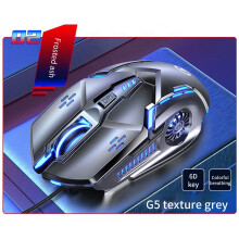 Mouse meccanico cablato per eSports per computer, mouse da gioco ricaricabile, retroilluminato, silenzioso, per ufficio, USB, per laptop, tastiera e