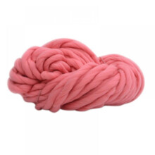 Wollkammzug, 250 g (8,8 oz) – Weiches, dickes Garn zum Nadelfilzen, Handspinnen, Mischen, Weben und für DIY-Projekte – Rot