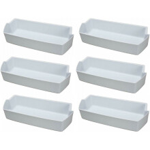 WP2187172Ripiano di ricambio per sportello del frigorifero Whirlpool/Kenmore - BIANCO Nuovo - Confezione da 6