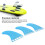Durable Fiberglass Surfboard Tail Fin 1