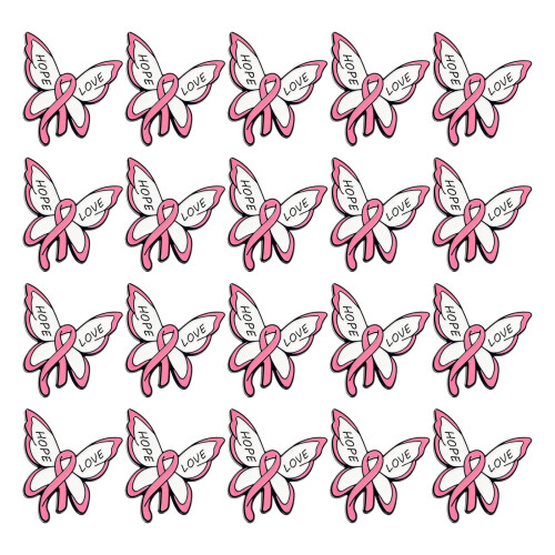 Bijoux à la mode de broche de papillon de ruban rose pour-20