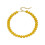 Collier long à brins de perles fait à la main, accessoire-Jaune 1