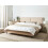 Beliani Bed Boucle IZERNORE 180 x 200 cm (Super King) Beige 3
