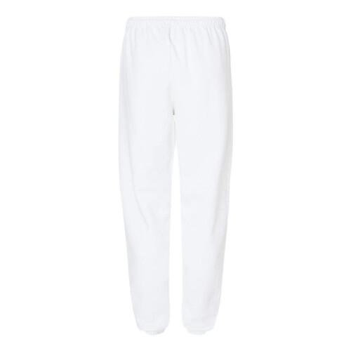 Gildan (L, White) Gildan Heavy Blend Sweatpants 1