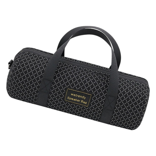 Shock Absorbing Wireless Speaker Pouch Compact And-Strapless