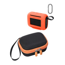 Soft Silicone Protector And EVA Travel Bag For- or ange color