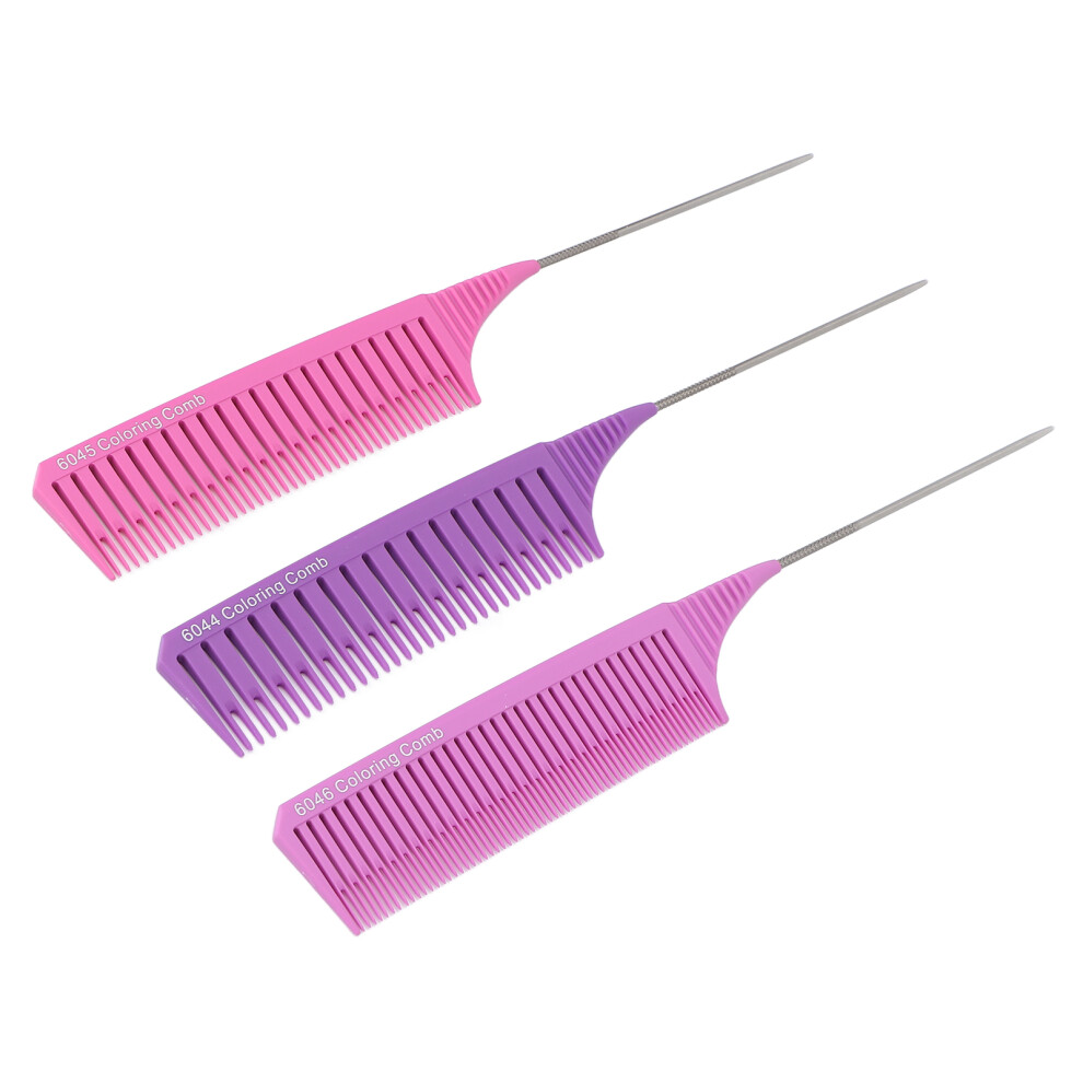 3pcs Practical Barber Parting Combs