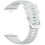 Smartwatch Bracelet Silicone Breathable Strap Belt for-White 1