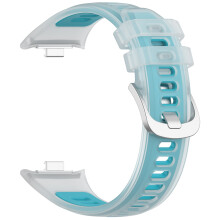 Atmungsaktives Armband für Band 10/9/8.-Transparentes Blau