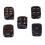 Demonic Head Bone Dice 5 Pcs Set 9