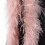 Écharpe délicate d'accent de plumage d'autruches-cuir rose 1