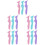 15Pcs Multifunctional Silicone Eyeliner Lipstick Mascara Aids 5