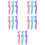 15Pcs Multifunctional Silicone Eyeliner Lipstick Mascara Aids 6