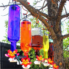 Kolibrin syöttölaite DIY-sarja – Kierrätetystä pullosta valmistettu sovitin