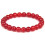 Natursteinarmband, 8 mm Perlen, Unisex, 19 cm 5