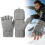 Luvas de inverno sem dedos em tricô com isolamento térmico 2