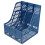 Blue Plastic Document Sorting Shelf Office Storage Holder 3