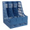 Blue Plastic Document Sorting Shelf Office Storage Holder 5