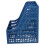 Blue Plastic Document Sorting Shelf Office Storage Holder 6