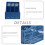 Blue Plastic Document Sorting Shelf Office Storage Holder 10
