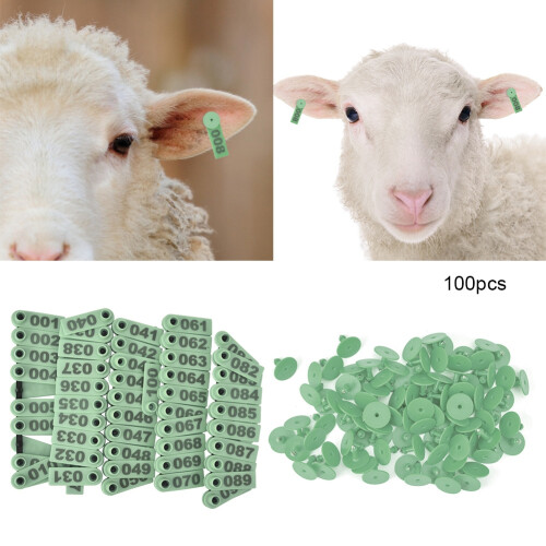 Numbered Animal Ear Tags for Pigs Sheep 2