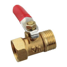 Vanne à bille en laiton DESTYER avec poignée rotative, raccord fileté mâle/femelle pour tuyau d'arrosage, interrupteur, commande d'eau pour