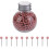 Sewing Pins Straight 0.63in 600 pcs Pink 1