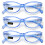 3 ζευγάρια γυναικεία γυαλιά ανάγνωσης Cat eye Clear Blue - Cateye 1