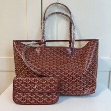 Sac à main grande capacité, sac à main, sac portefeuille, cadeau pour femme, rouge vin, taille L