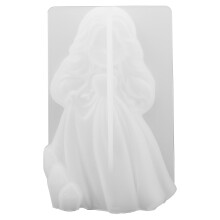 Moule à bougie en silicone en forme de princesse Guangmc pour la décoration de gâteaux