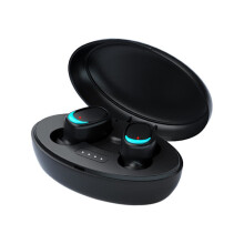 Fone de ouvido Bluetooth New5.2 Wireless Mini Esportivo Intra-auricular com bateria de longa duração (preto)