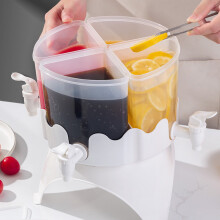 Fierbător rotativ cu apă rece cu robinet, găleată cu gheață pentru ape infuzate, ceaiuri de fructe și răcoritoare – Gadget de bucătărie